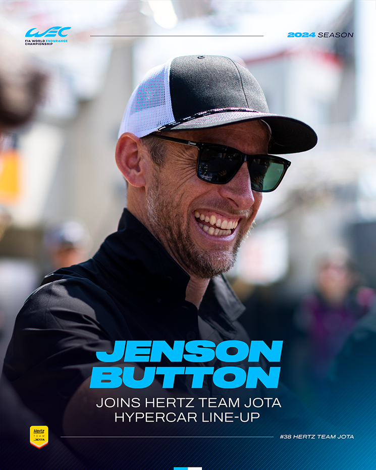 Jenson Button Joins WEC 2024 in Porsche 963 with Hertz Team Jota